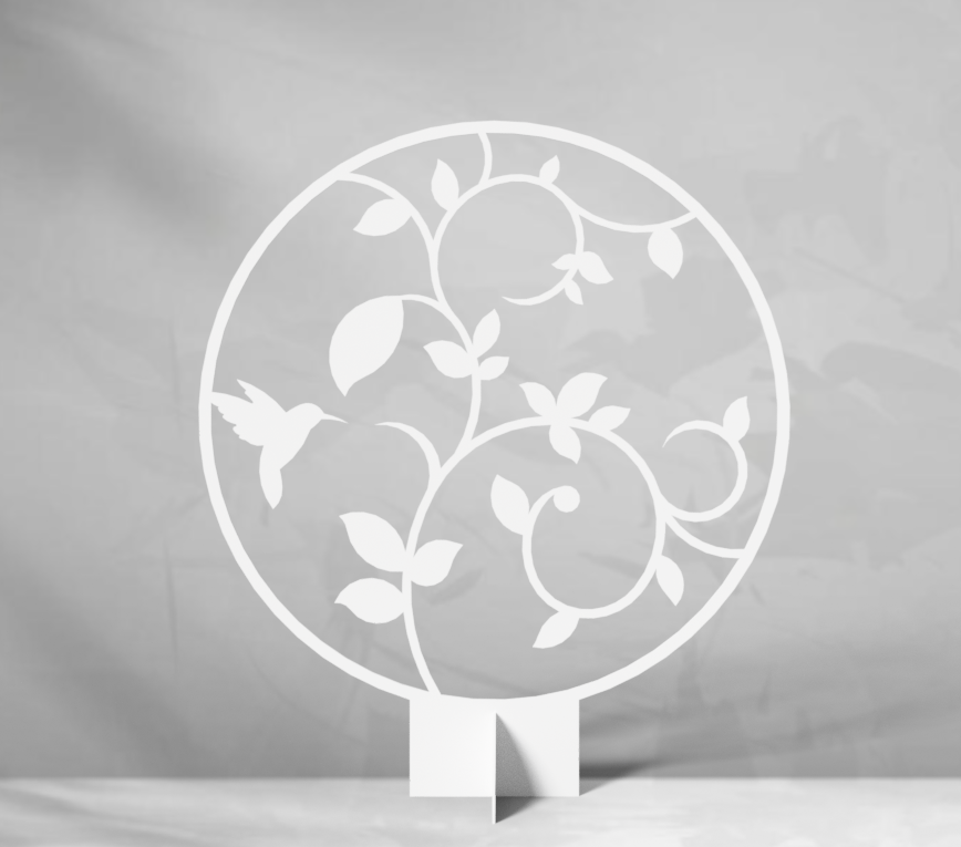 Lilla kolibri & Blomman